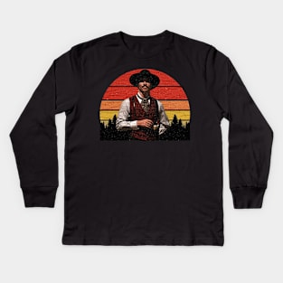 Vintage Tombstone Kids Long Sleeve T-Shirt